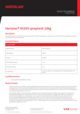 FT - Hertalan KS205 spraytank 14kg